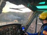 Servicios de emergencia controlan incendio forestal en Cartagena