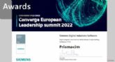 PRISMACIM nombrado Top Partner EUROPEO de Mainstream Engineering en el evento de Siemens Converge EPLS 2022