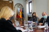 Iceta se rene con la presidenta de la Academia de las Artes Escnicas de Espana, Cayetana Guilln Cuervo