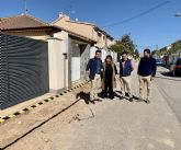 Las obras de las calles Luis Cernuda, Emilio Prados y otras, en Santiago de la Ribera, estarn terminadas en mayo