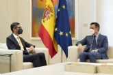Pedro Sánchez se reúne con Sundar Pichai, director ejecutivo de Google y Alphabet