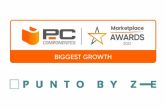 Punto by ZE gana el Premio Biggest Growth en la Edicin Marketplace Awards 2022 de PC Componentes