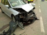 Dos mujeres heridas en un accidente de trfico en la pedana lorquina de Purias