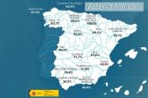 La reserva hídrica española se encuentra al 47,8 por ciento de su capacidad