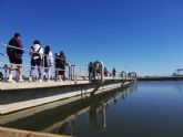 Estudiantes de bachillerato de Ciencias visita la Estacin Depuradora de San Javier