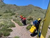 Rescatan a una senderista que ha sufrido una cada en Calblanque, zona del Cabezo de la Fuente