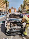 Trasladan al hospital a un herido en accidente de trfico en Gran Va de La Manga del Mar Menor
