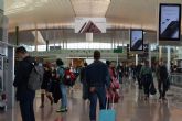 Espana recupera en abril el 85% de los pasajeros internacionales de la prepandemia