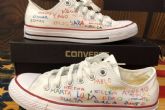 Plasmar la identidad de una persona en las zapatillas personalizadas que disena AMM Aerograf�a