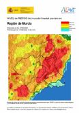 El nivel de riesgo de incendio forestal previsto para hoy martes contina siendo extremo o muy alto en la mayor parte de la Regin