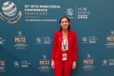 La ministra Maroto valora positivamente los acuerdos alcanzados en pesca, vacunas y alimentos logrados en la OMC
