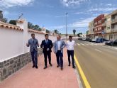 Las obras del POS han permitido mejorar la seguridad vial y la accesibilidad en las calles Maestre y Cánovas del Castillo, en Santiago de la Ribera
