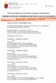 La Agencia Estatal de Meteorologa actualiza boletn subiendo a nivel naranja y rojo la alerta para manana da 25 de julio en la Regin de Murcia