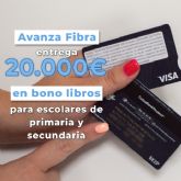 Avanza entregar 20.000 euros en Bono Libros para clientes y trabajadores
