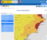 Aviso naranja por aumento de las temperaturas y tormentas