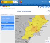 Meteorología advierte de fenómeno adverso de nivel amarillo con temperaturas de hasta 39o manana en la mayor parte de la Región de Murcia
