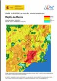 El nivel de riesgo de incendio forestal previsto para hoy 19 de agosto, es MUY ALTO en la mayor parte de la Regin de Murcia
