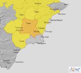 La Agencia Estatal de Meteorología emite para hoy domingo 21 de agosto avisos de fenómenos meteorológicos adversos por temperaturas máximas nivel NARANJA y AMARILLO en la Región de Murcia