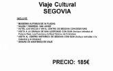 La concejala de Cultura programa una salida cultural a Segovia