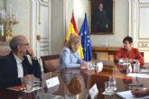Isabel Rodríguez se reúne con la presidenta del INE, Elena Manzanera