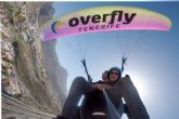 Pr�ctica del vuelo en parapente en Tenerife sur, con Overfly Tenerife