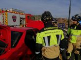 Accidente de tráfico con 4 heridos leves en Lorca