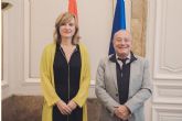 La ministra Pilar Alegra se rene con el embajador francs, Jean-Michel Casa
