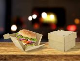 Las cajas para hamburguesa de Punto Qpack se ajustan a la tendencia de las smash burguers