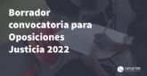 Opositer informa sobre el Borrador de las convocatorias de oposiciones y estabilizaci�n para Justicia 2022