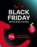 TUI celebra Black Friday con el 7% de descuento en toda la programaci�n
