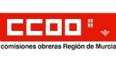 El Área Pública de CCOO de la Región de Murcia rechaza, 