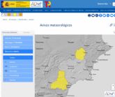 Meteorologa mantiene manana lunes 28 de noviembre en el Altiplano de la Regin de Murcia, el aviso amarillo por viento