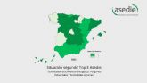 El top 3 Asedie, accesible en siete Comunidades Autnomas