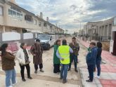 El Ayuntamiento invierte 530.000 euros para renovar los servicios urbansticos del barrio Los Girasoles, en San Javier
