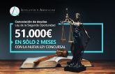 Atalanta y Abogadas cancela en 2 meses 51.000 euros con la nueva ley concursal aprobada en septiembre