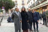 La visita de Joaqun Molpeceres a los trabajos de la Plaza del Sol liderados por Licuas y grupo Azvi