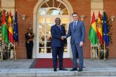 El presidente Sánchez recibe al presidente de la República de Guinea Bissau