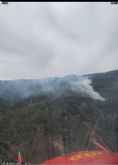 Servicios de Emergencia trabajan para extinguir Incendio Forestal en la sierra de la Pila, término municipal de Abarán