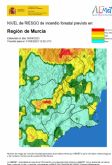 El nivel de riesgo de incendio forestal previsto por la Agencia Estatal de Meteorologa para hoy lunes es bajo o moderado en toda la Regin de Murcia