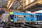 La Fundación del Patrimonio Ferroviario inicia la restauración de la locomotora militar norteamericana Baldwin 61268