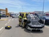 Accidente de tráfico con tres heridos en Puerto Lumbreras
