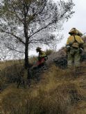 Efectivos del Plan Infomur intervienen en varios incendios forestales declarados en Abanilla y la zona del Altiplano