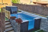La opci�n est�tica de Esencial Pool, la construcci�n de piscina elevada en terraza