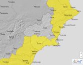 Meteorologa emite aviso amarillo por tormentas que pueden ocurrir hoy en el Guadalentn y Campo de Cartagena