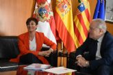 Isabel Rodríguez visita la Diputación Provincial de Huesca