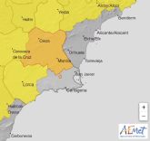 Meteorologa amplia el nivel de fenmenos adversos a nivel Naranja en la Vega del Segura, Murcia