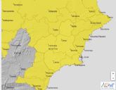 Meteorología confirma aviso amarillo en toda la Región de Murcia hasta las 22:00 del día de hoy