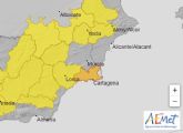 Nivel naranja por fenómenos meteorológicos adversos en el Campo de Cartagena y Mazarrón