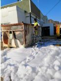 Incendio en un contenedor de una empresa hortofrutcola en Caada de Gallego