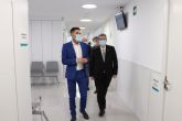 El alcalde de Bilbao, Juan Mari Aburto, visita el Centro Mdico Quirnsalud Plaza Euskadi tras las obras de ampliacin desarrolladas en las instalaciones